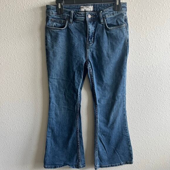 Free People Women's Cropped Skinny Stretch Jeans Size 27 Style 61855-16515125 - Picture 1 of 11